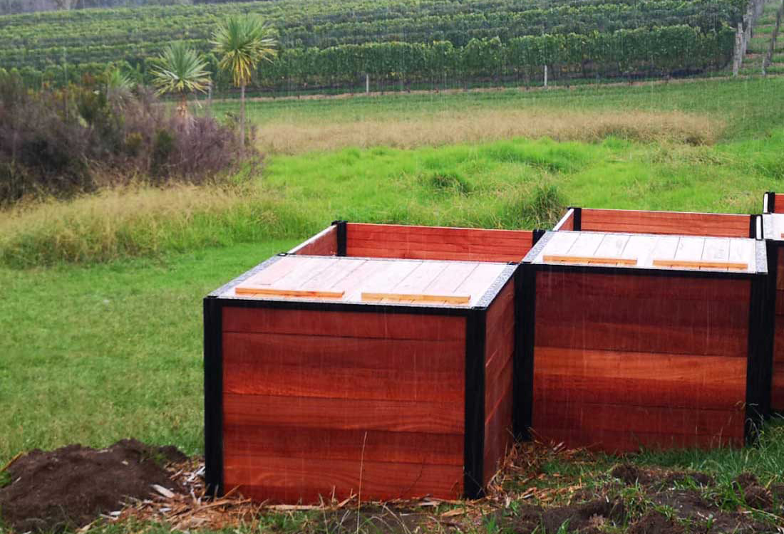CarbonCycle Composting at Eden Park at Waiheke Winery