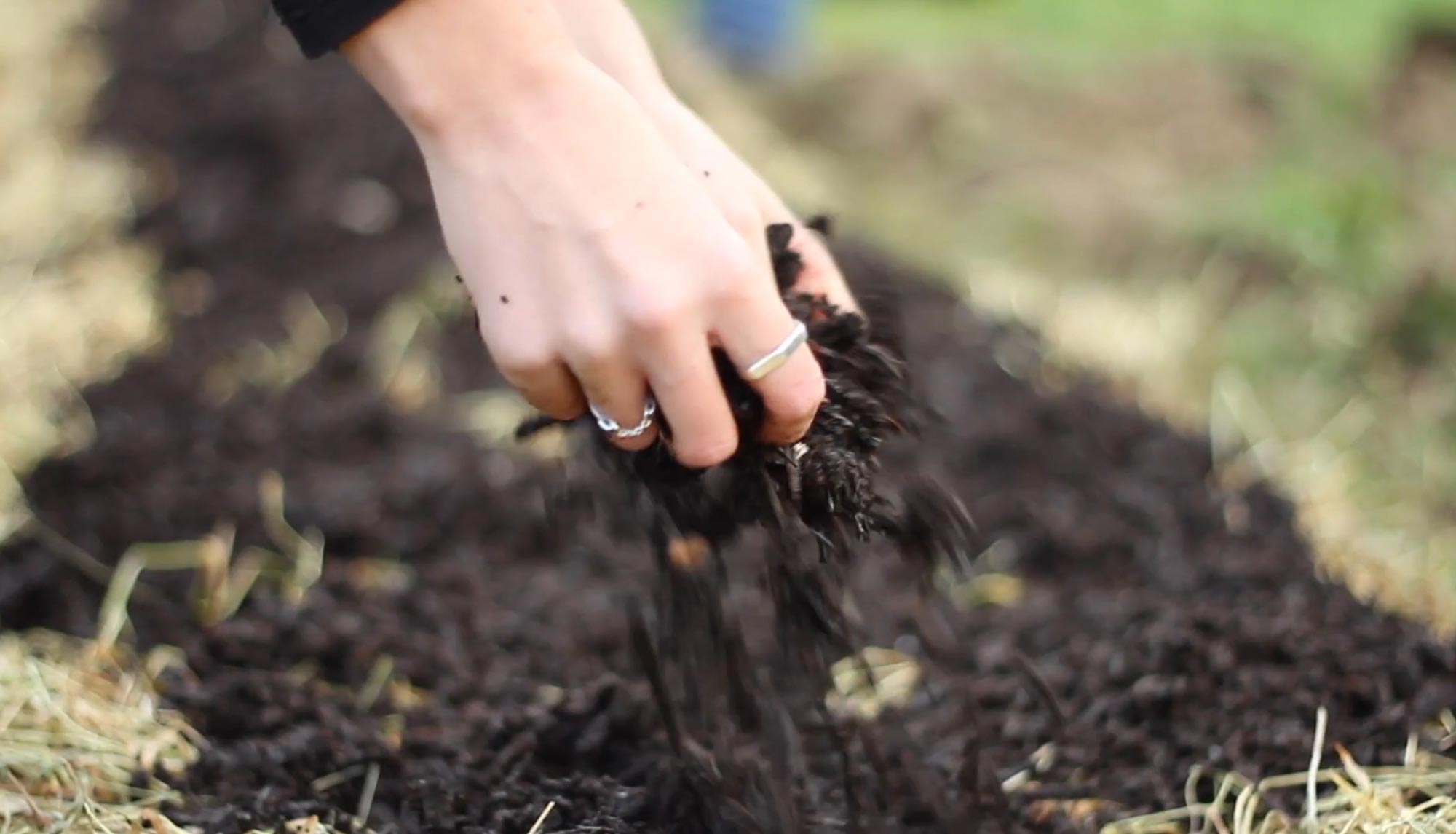 Premium Photo  Compost box double with composted soil. wood garden compost  bin for community composting.